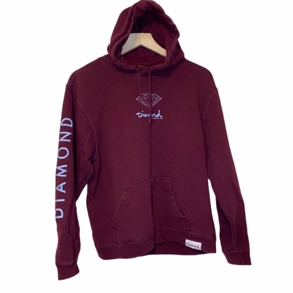 **Diamond Supply Co hoodie with kangaroo pockets size medium